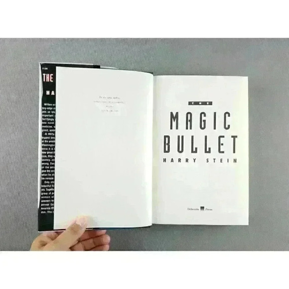 The Magic Bullet by Harry Stein (1995, Hardcover) HCDJ First Edition / 1st Print - Picture 4 of 11